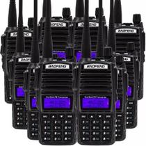 Kit 10 Rádios Comunicadores Baofeng UV-82 Dual Band 5W Profissional Alcance 12km Kit 10 Rádios Comunicadores Baofeng UV-82 Dual Band 5W Profissional Alcance 12km