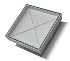 Kit 10 Ralos Oculto 15x15 Seca Piso Porcelanato Cinza Claro