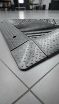 Kit 10 Rampas Acabamento Piso Modular 30x6cm PVC