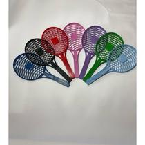 Kit 10 Raquetes de Praia e 05 Bolinhas Brinquedo Plastico Infantil Cor Sortida Lembrancinha Festa Brinde Prenda