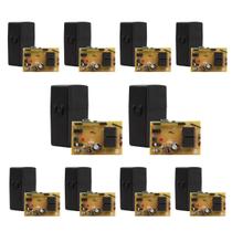 Kit 10 receptor rx immunity 02 canais 433,92mhz multcodigos Kit 10 receptor rx immunity 02 canais 433,92mhz multcodigos