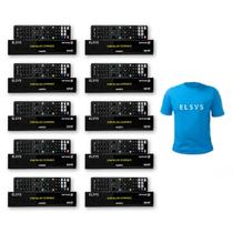 Kit 10 receptores tv via satelite sathd satmax 5 etrs70 - ELSYS