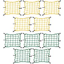 Kit 10 redinhas Elásticas Moto Brasil 35x35 Verde E Amarela Kit 10 redinhas Elásticas Moto Brasil 35x35 Verde E Amarela