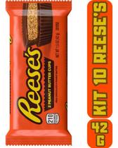 Kit 10 Reeses Butter Cups Chocolate E Pasta Amendoim 42G - ReeseS