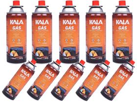 Kit 10 Refil de Gás Butano p/ Maçarico 227gr - Kala