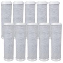 Kit 10 Refil Filtro 9.3/4 Carbon Block 24 Horas Filtros Cor Branco Kit 10 Refil Filtro 9.3/4 Carbon Block 24 Horas Filtros Cor Branco