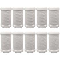 Kit 10 Refil Filtro Carbon Block 5 De Encaixe