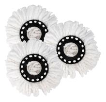 Kit 10 Refil para mop Giratório 13 Litros Microfibra