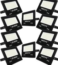 Kit 10 refletor led 100w 6500k bivolt hitec Kit 10 refletor led 100w 6500k bivolt hitec