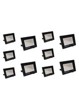 kit 10 Refletor Led 100w Holofote bivolt Prova Dágua Ip66 Branco Frio 6000K