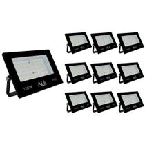 Kit 10 Refletor Led FITE 100W 6500K (Branco Frio) IP65 8000L Bivolt ALI-1RF005 ALI