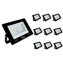 Kit 10 Refletor Led FITE 30W 6500K (Branco Frio) IP65 2400L Bivolt ALI-1RF003 ALI