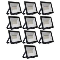 Kit 10 Refletores de Led 100W Fortled Kit 10 Refletores de Led 100W Fortled