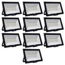 Kit 10 Refletores de Led 150W Fortled