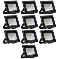 Kit 10 Refletores de Led 20W Fortled