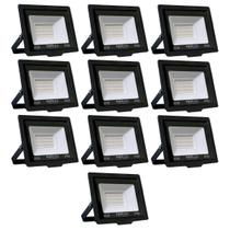 Kit 10 Refletores de Led 30W Fortled Kit 10 Refletores de Led 30W Fortled