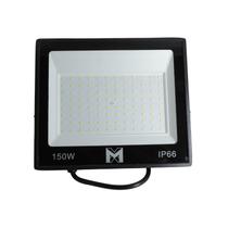 Kit 10 Refletores LED 150W Branco Frio Bivolt IP66 Slim Maxxy LED