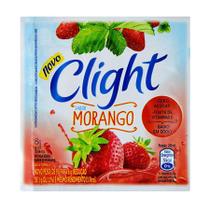 kit 10 Refresco em Pó Sabor Morango Clight 8g kit 10 Refresco em Pó Sabor Morango Clight 8g