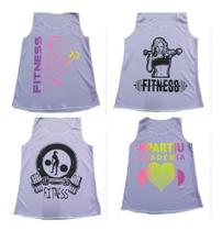 Kit 10 Regatas Fitness Feminina Atacado