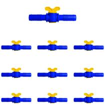 Kit 10 Registros de União de 3/4 com Grapa e Sem Anilhas