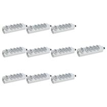 Kit 10 Réguas com 5 Tomadas MarGirius TMU5-320 2P+T 20A Cinza Claro Bivolt Kit 10 Réguas com 5 Tomadas MarGirius TMU5-320 2P+T 20A Cinza Claro Bivolt