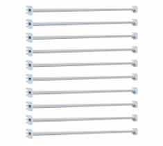 Kit - 10 Réguas para Gôndola 91cm - Sa Gôndolas Kit - 10 Réguas para Gôndola 91cm - Sa Gôndolas