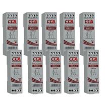 Kit 10 rele acoplador 110vca 1 contato reversivel sibratec