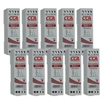 Kit 10 rele acoplador 12vcc 1 contato reversivel sibratec