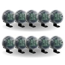 Kit 10 Relé Sensor Fotocélula Automático Corujito Área Externa Acende Noite Apaga Dia Fotoelétrico