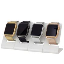 Kit 10 Relógios Led Watch Unissex Quadrado Aço Pulseira Silicone Atacado