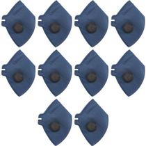 Kit 10 Respiradores PFF2 com válvula azul Camper CA 38944