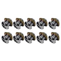 Kit 10 Respiro Para Tambores Bateria Percussão 12.6Mm Metal - Spanking Kit 10 Respiro Para Tambores Bateria Percussão 12.6Mm Metal - Spanking