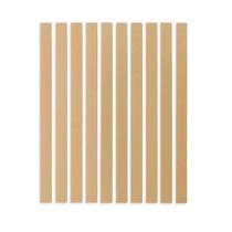 Kit 10 Ripas 8x82 em MDF CRU 3MM SHIPLAP Ripado