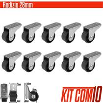 Kit 10 Rodízio rodinha Fixa para Sofá retrail Bicama Roda Ant Risco Kit 10 Rodízio rodinha Fixa para Sofá retrail Bicama Roda Ant Risco