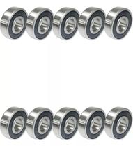 Kit 10 Rolamentos De Roda Coroa Honda Lead Pop 100 Dafra Smart 125cc