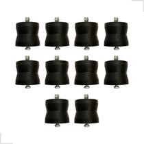 Kit 10 roletes berço parafuso para lancha jetski (7cmx6,2cm) Kit 10 roletes berço parafuso para lancha jetski (7cmx6,2cm)