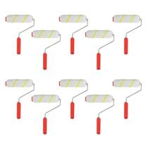 Kit 10 Rolo Lã Sem Respingo 15cm Pintura Tinta Latex Acrilica Roma