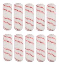 Kit 10 Rolo Pintura Top Fibra Lã Sintética - 23cm P.a.g