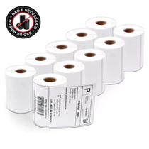 Kit 10 Rolos Com 200 Etiquetas Térmica 100x150 10x15 Serrilha Kit 10 Rolos Com 200 Etiquetas Térmica 100x150 10x15 Serrilha