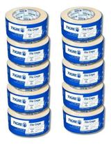 Kit 10 Rolos De Fita Crepe Larga 48mm X 50m Uso Geral Tigre