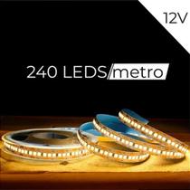 Kit 10 rolos de fita led 12v 4000k 240leds/metro - 50 metros Kit 10 rolos de fita led 12v 4000k 240leds/metro - 50 metros