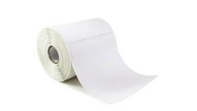 Kit 10 Rolos Etiqueta Couche 100X80 (Mm) 10X8 Cm Branca