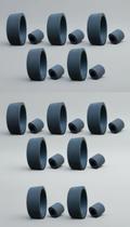 Kit 10 Rolos Retardo + Tracionador Impressora