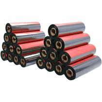 Kit 10 Rolos Ribbon Resina 110x74 Externo Modelo: 5010 Para Impressora TSC, Zebra, Argox, Elgin