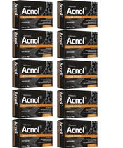 Kit 10 Sabonete Acnol Carvão Ativado 90g - Arte Nativa Kit 10 Sabonete Acnol Carvão Ativado 90g - Arte Nativa