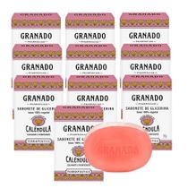 Kit 10 Sabonete Phebo Granado Calêndula Terrapeutics Glicerina Vegetal Natural em Barra 90g Kit 10 Sabonete Phebo Granado Calêndula Terrapeutics Glicerina Vegetal Natural em Barra 90g