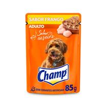 Kit 10 Sachês Champ para Cães Sabor Frango Kit 10 Sachês Champ para Cães Sabor Frango