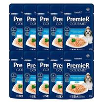 Kit 10 Sachês Premier Gourmet Cães Adultos Pequeno Frango 85g Kit 10 Sachês Premier Gourmet Cães Adultos Pequeno Frango 85g