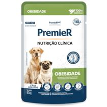 Kit 10 Sachês Premier Nutrição Clínica Para Cães Obesos Adultos 85g Super Premium
