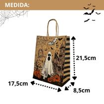 Kit 10 Sacola Papel Kraft Festa De Halloween Dia Das Bruxas Kit 10 Sacola Papel Kraft Festa De Halloween Dia Das Bruxas